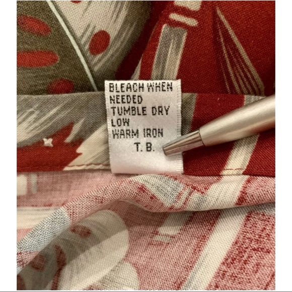 Pierre Cardin Vintage Hawaiian Camp Shirt Sz M - Picture 8 of 9